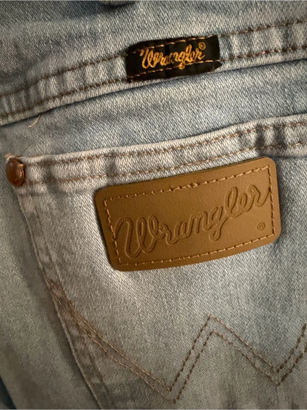 Wrangler Light Blue Women's Straight Leg Jeans